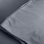 Σετ Σεντόνια με Λάστιχο Cannon Stonewashed 100X200+35 Blue